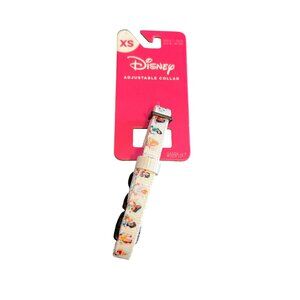 Disney Princess Sassy Woof Adjustable Dog Collar Ariel Belle Jasmine Size XS NWT